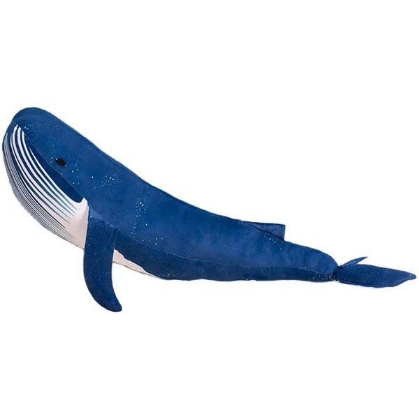 Juguete De Peluche De Ballena Jorobada Simulado Relleno MuñEco De Ballena Realista CojíN Almohada Suave De TiburóN DecoracióN De HabitacióN Regalos Creativos 100Cm-image