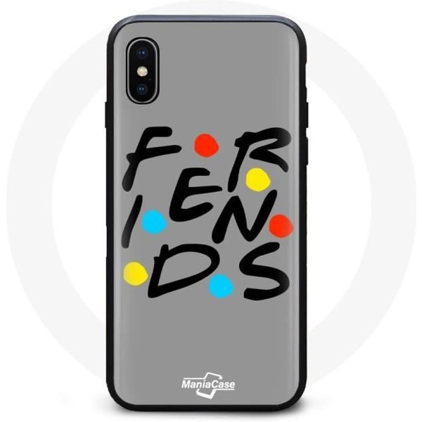 Funda Blanda - Friends - Iphone XS Max - Negro - Mixto - Adulto-image