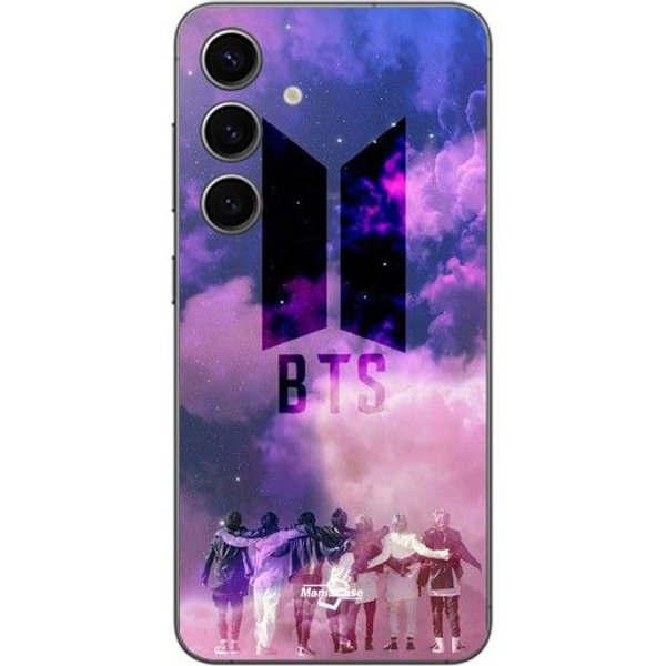 Coque De TéLéPhone - Maniacase - Samsung Galaxy S25 Plus - Logo Bts - Souple - Kpop Negro-image