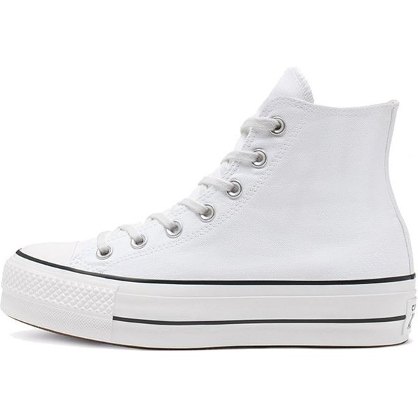 Converse Chuck Taylor All Star Plataforma High Blanco Zapatillas De Mujer Negro 560846C 36 White-image