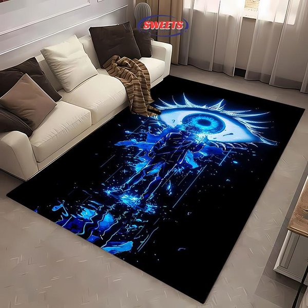 Nowe PółKi ! Dywan Jujutsu Kaisen Gojo Satoru, Salon Sypialnia Biuro PokóJ DziecięCy Do Wyboru, Mata AntypośLizgowa MożNa Prać W Pralkce 40X60Cm (16X24In)-image