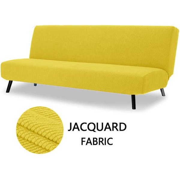 Funda De Sofá Cama De Tela Polar Para Sala De Estar, Funda De Sofá EláStica, Fundas EláSticas Sin Brazos, Funda De Sofá Cama L Size-image