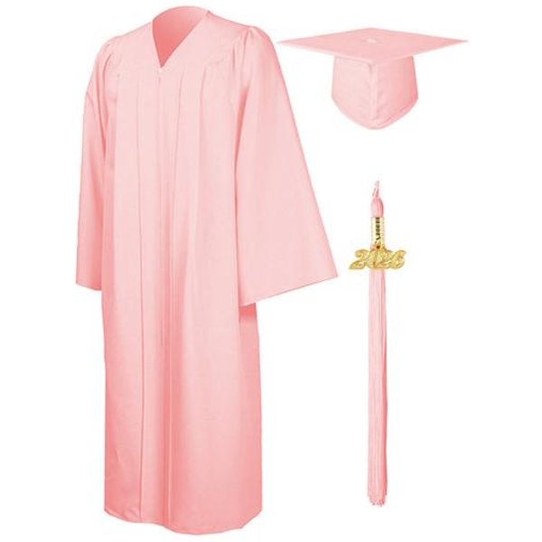 Conjunto Unisex De Toga Y Birrete Mate De GraduacióN Con Colgante De Borla 2026 Para Escuela Secundaria L-image