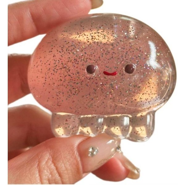 Meduza Gniotek Do Redukcji Stresu - MięKka Wolno RosnąCa Sensoryczna Zabawka Fidget Kawaii Upominki Na PrzyjęCia Dla Dzieci DorosłYch Prezenty Urodzinowe-image