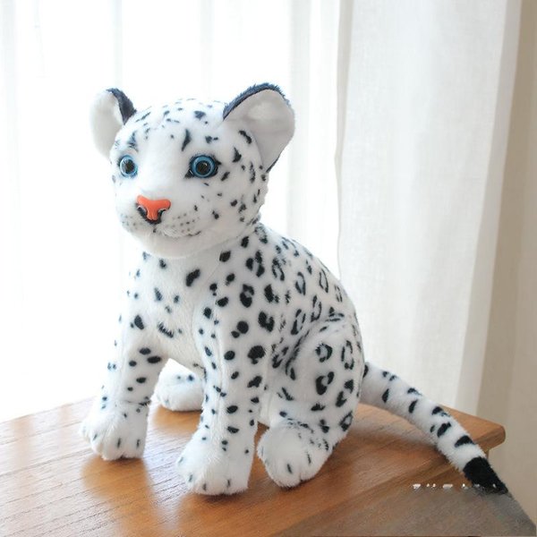 SimulacióN MuñEca LeóN Tigre Juguete De Peluche MuñEca Leopardo Juguete De Peluche Almohada Regalo Para NiñOs MuñEca 33Cm-image