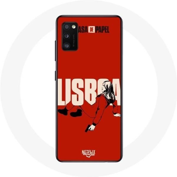 Funda Samsung Galaxy A41 La Casa De Papel Lisboa Dibujo-image