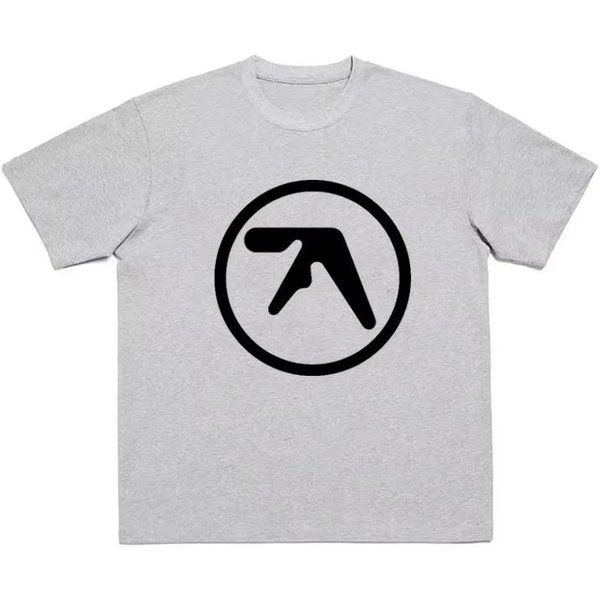 MęSki T-Shirt Koszulka Aphex Twin 100% BawełNa Nadruk Oversize Y2K Streetwear T-Shirty KróTki RęKaw Bluzki Moda KoreańSka Odzież Estetyczna 4XL Black-image