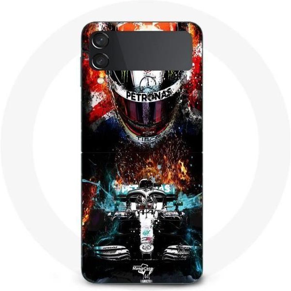 Funda Samsung Galaxy Z Flip4 Lewis Hamilton Mercedes 44-image
