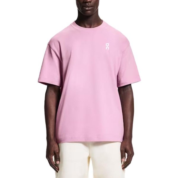 Camiseta De Manga Corta Holgada Con Logo T Rhythm ON Running Club Para Hombre Tops 1MG11244406 XS Pink-image