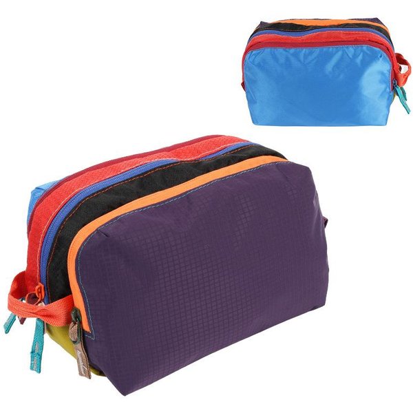 Neceser Con MúLtiples Compartimentos Adecuado Organizador De Viaje Dopamina Compartimentos De Almacenamiento En Capas Bolsa Para Guardar Pinceles De Maquillaje-image