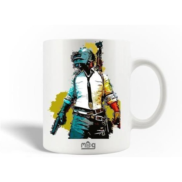 Taza De CeráMica - Pubg Mobile - 30Cl - Blanco - Apto Para Lavavajillas - 9,5 Cm De Altura-image