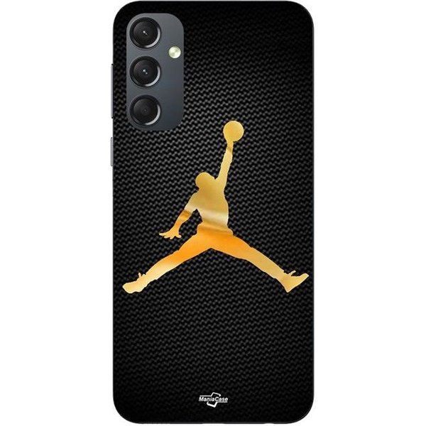 Funda Para Samsung Galaxy S25 FE Logo Jordan 23 Nike Baloncesto Color Dorado Maniacase-image