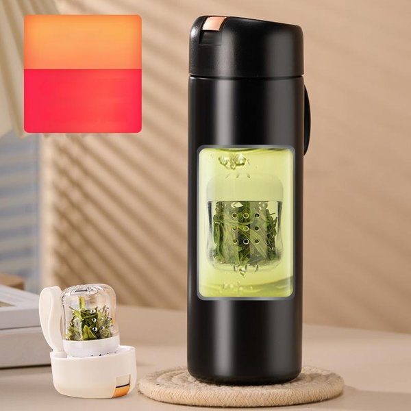 Magnetyczny Czajniczek Kubek Do Separacji Herbaty Butelka Na Wodę Ze Stali Nierdzewnej Kawa Termos 420Ml-image