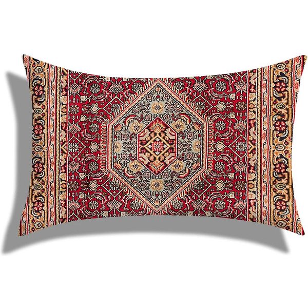 Funda De Almohada Doble Cara Estilo Marroquí De Terciopelo Corto, Funda Para CojíN Lumbar De Sofá De Sala De Estar, Funda De CojíN Funda De Almohada 400X600Mm 40X60Cm-image