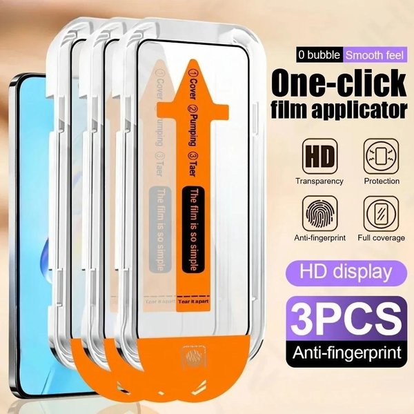 3 Szt. Hd BezpyłOwa Instalacja Ochraniacz Ekranu Dla Samsung Galaxy S25 S24 S23 Ultra S22 S21 Plus S25 Edge S24 S23 Fe ŁAtwa Instalacja SzkłO Hartowane Galaxy S25 Edge Czysty-image