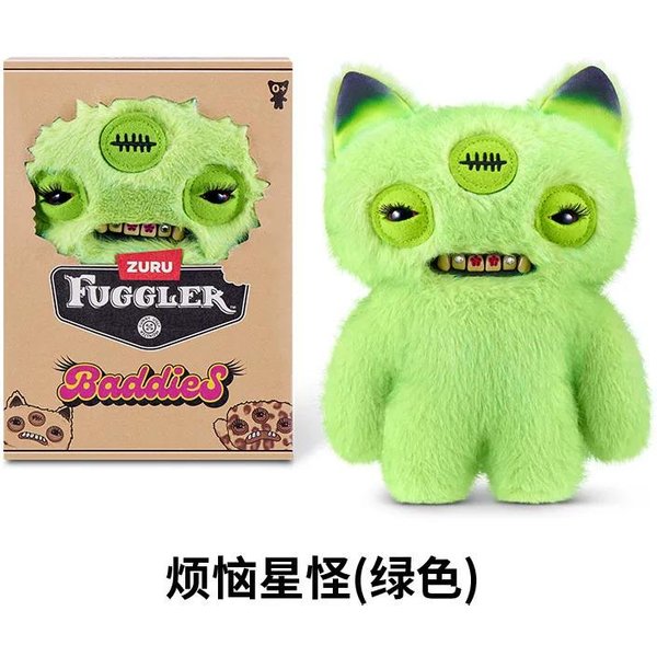 Fuggler Baddies Serie MuñEca Peluche Rellena Fea Kawaii Dientes Monstruo Diente Accesorios Nueva Tendencia Divertida Regalo De CumpleañOs Juguete-image