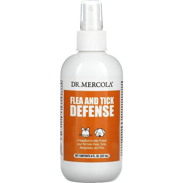 Dr. Mercola, PrevencióN De Pulgas Y Garrapatas, Para Perros Y Gatos, 8 Oz (237Ml)-image