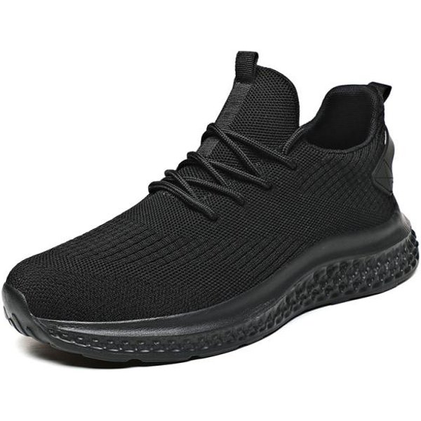 Zapatillas Deportivas Para Hombre Zapatillas De Running Para Hombre Zapatos Deportivos Para Hombre Mocasines Casuales De Malla Transpirable CláSicos Zapatos Casuales Para Hombre Mocasines De Moda Zapatillas Ligeras 40 Black-image