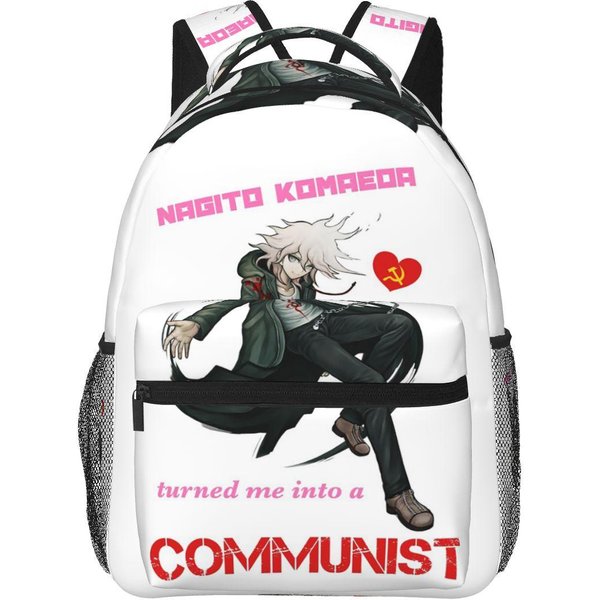 Anime Danganronpa Monokuma Brzydki ŚWiąTeczny Plecaki Dangan ChłOpcy Dziewczynki Plecak Na KsiążKi Dzieci Torby Szkolne KreskóWkowy Plecak Torba Na Ramię One Size-image