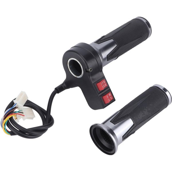 1 Par De EmpuñAduras De Acelerador De 3 Velocidades Para Bicicleta EléCtrica Con Marcha Adelante Y AtráS-image