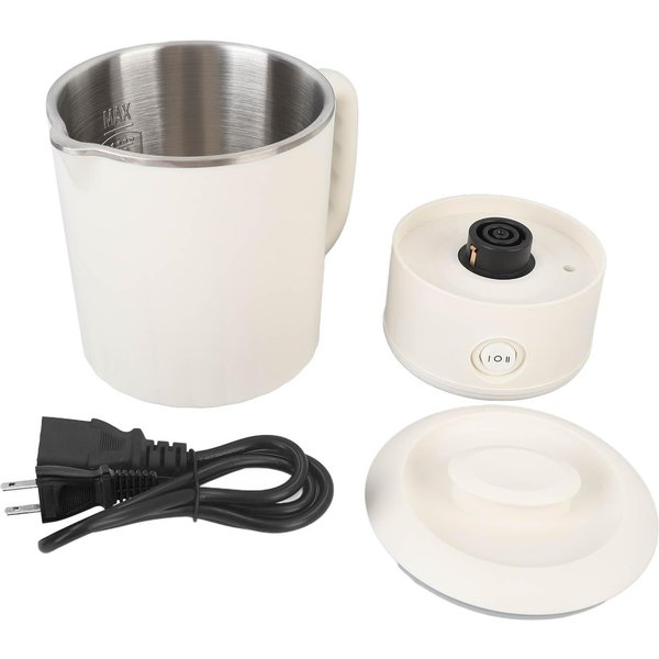 Hervidor EléCtrico De Viaje Capacidad 600Ml 600W Calentamiento RáPido Acero Inoxidable PortáTil Hervidor De Agua Caliente L(For 6.5-9Kg)-image