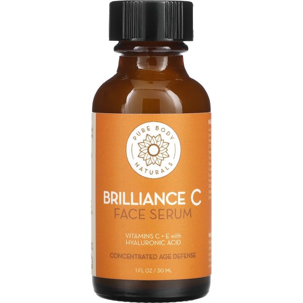 Pure Body Naturals, Brilliance C Face Serum, 1 Fl Oz (30 Ml) Orange-image