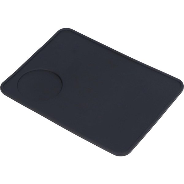 Tapete Para Apisonar Café, Suave, Flexible, De Silicona Negra De Grado Alimenticio, Sin Olor, Antideslizante, Para Esquinas De Café.-image