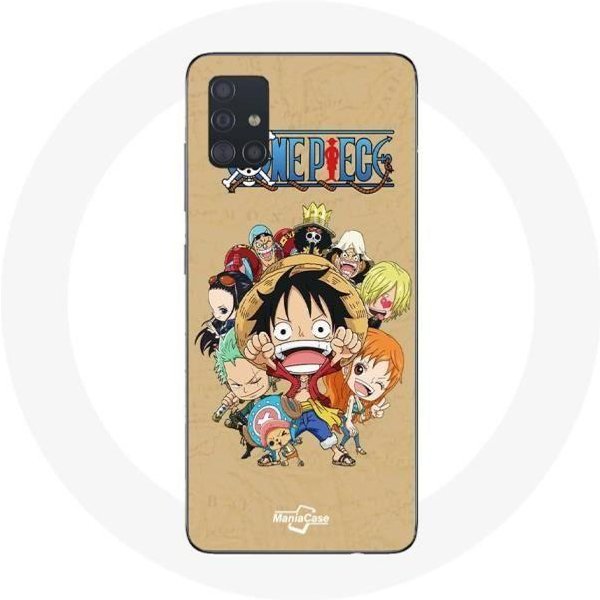 Funda - Maniacase - Samsung Galaxy A51 5G - Manga One Piece - Flexible - ProteccióN Y DecoracióN Negro-image