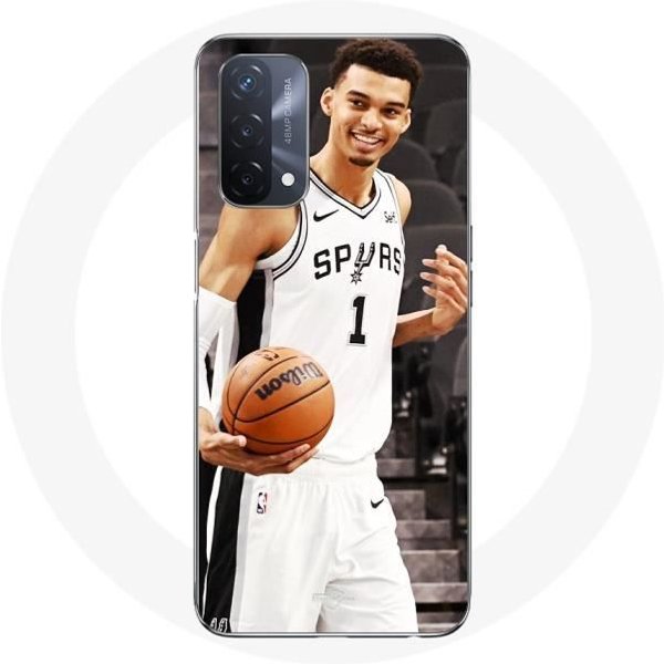 Funda - Maniacase - Oppo A93 5G - Victor Wembanyama - Negro - Flexible Negro-image