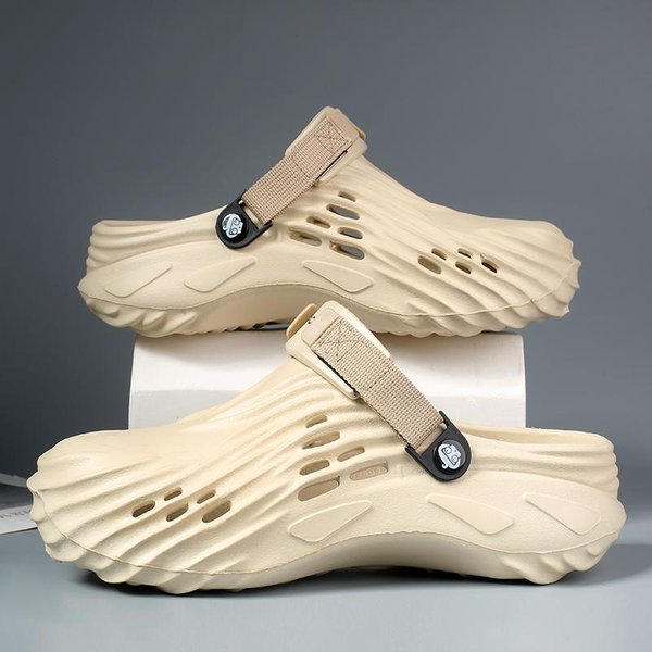 MęSkie Buty Kapcie Damskie Ogrodowe PłAskie SandałY SandałY Na Platformie MęSkie Letnie SandałY MęSkie Trampki Outdoorowe Klapki Domowe Chodaki 40 Gray-image