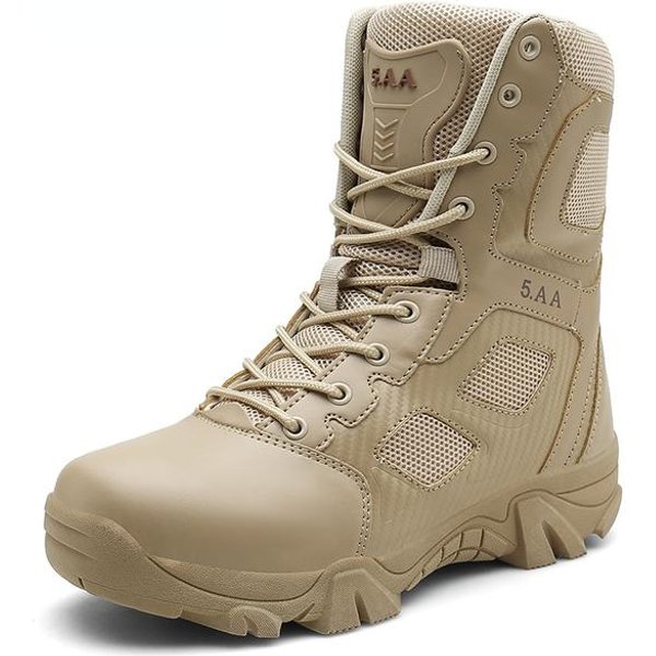 MęSkie Buty Motocyklowe Buty Wojskowe Buty Bojowe MęSkie Buty Do Kostki Taktyczne DużY Rozmiar 39 -46 Buty Wojskowe Buty MęSkie Buty Robocze Buty Ochronne 43 Gray-image
