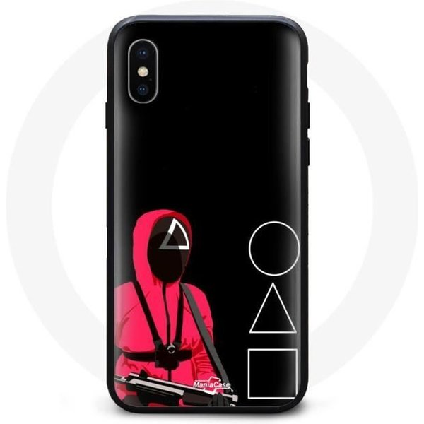 Funda - Squid Game - Iphone XS Max - TriáNgulo - RíGida - Negra-image