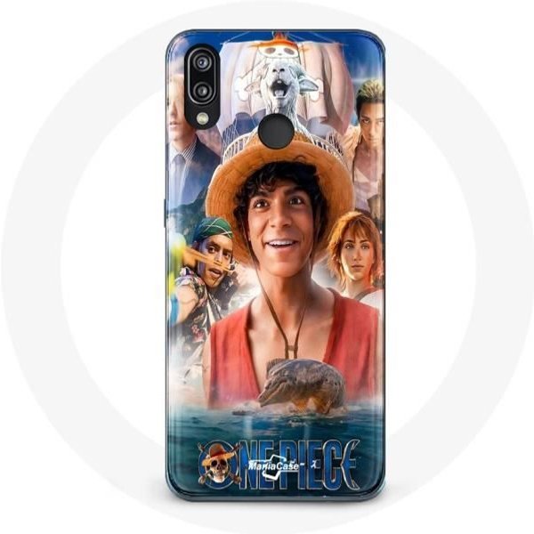 Funda Para Huawei P20 Lite - One Piece - Luffy - Flexible - Blanco - Arte Temporada 1-image