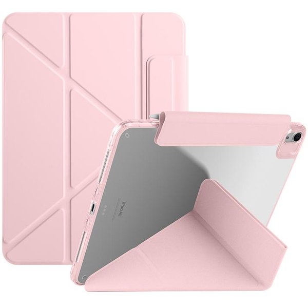 Magnetyczne Etui Do Ipad Air 5. 6. 12. 11. Ipad Pro 11 12.9 13 Air 11 M4 10. Generacji 10.9 10.2 9. 8. 9.7 Mini 7 6 Smart Case Ipad Pro 11 2024 RóżOwy-image