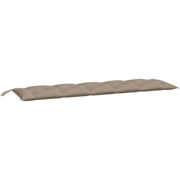 CojíN Para Banco De JardíN Taupe 180 X 50 X 7 Cm Tela Oxford-image