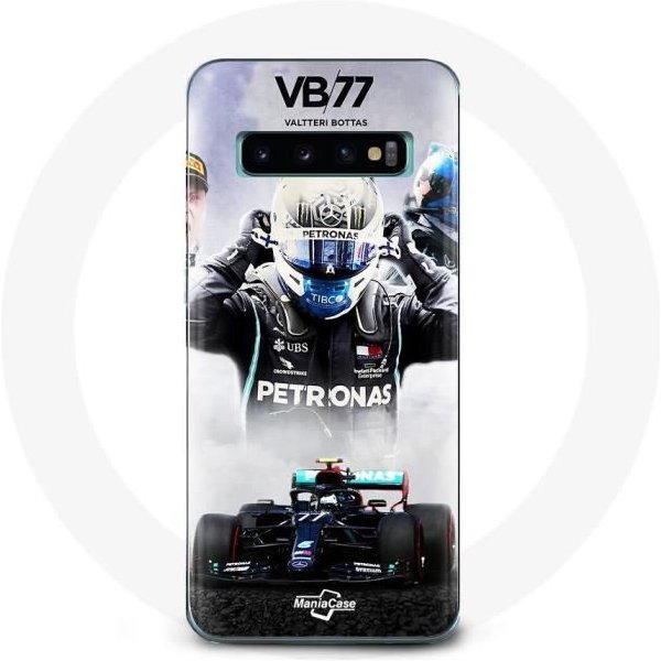 Funda Para Samsung Galaxy S10 Edge FóRmula 1 Valtteri Bottas Piloto De Carreras F1 Negro-image
