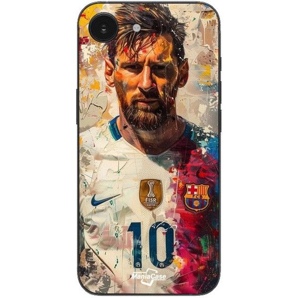 Etui Maniacase Na Iphone 16E Messi Barcelona Argentyna Mistrz Prime Nr 10-image