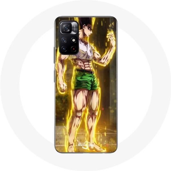 Funda - Maniacase - Xiaomi Redmi Note 11S 5G - Gon Freecss - Silicona - Flexible Negro-image