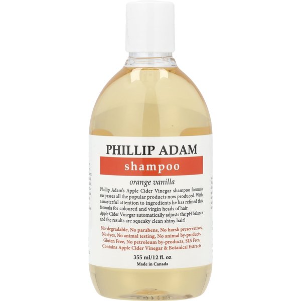 Phillip Adam, Shampoo, Orange Vanilla, 12 Fl Oz (355 Ml) Beige-image