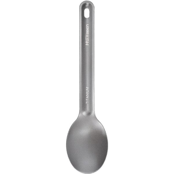 Tenedor De Titanio Ultraligero PortáTil, Vajilla Para Acampar Al Aire Libre, Senderismo, Picnic Spoon Gray-image