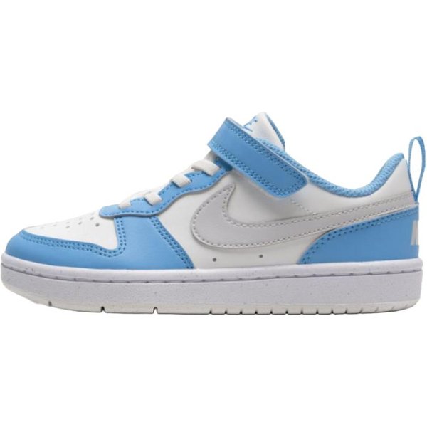 Nike Court Borough Low Recraft Summit White Cobalt Pulse White Vast Grey (Ps) DziecięCe Sneakersy DV5457-128 28-image