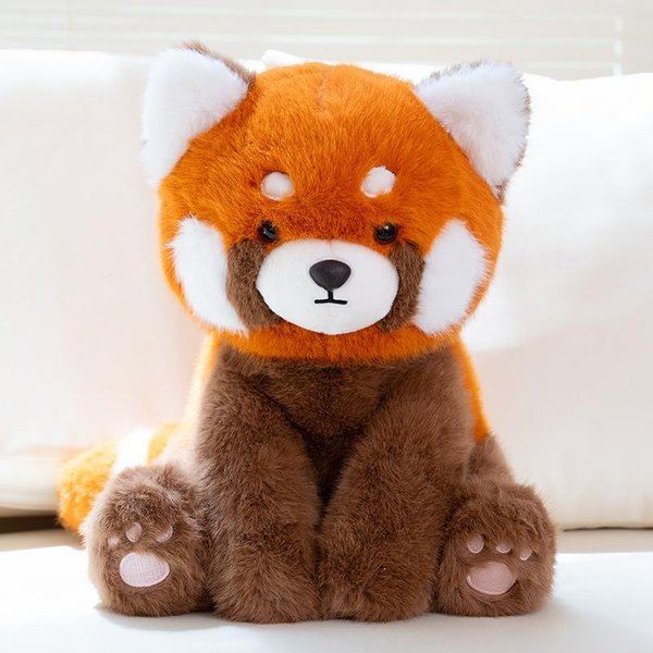 23-60 Cm Wysokiej JakośCi Pluszowa Poduszka Szop Pluszowa Zabawka Panda Czerwona Pluszowe ZwierząTko Prezent Dla Dzieci ChłOpcóW I Dziewczynek About 23Cm-image
