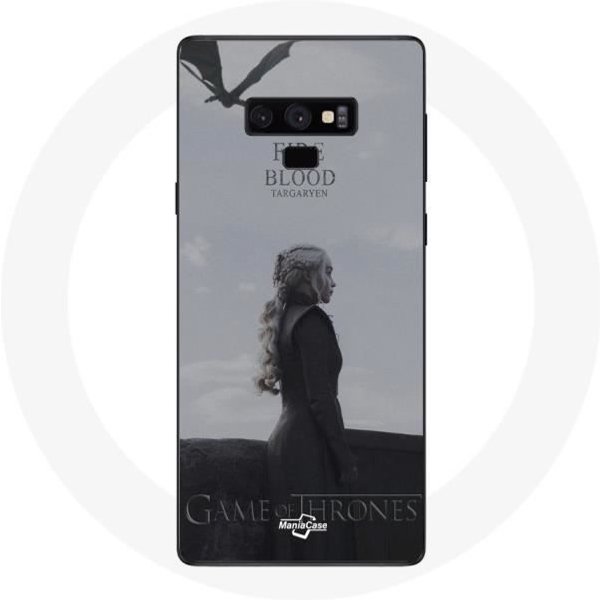 Funda - Maniacase - Samsung Galaxy Note 9 - Juego De Tronos - Daenerys Targaryen - Logo Gris Negro-image