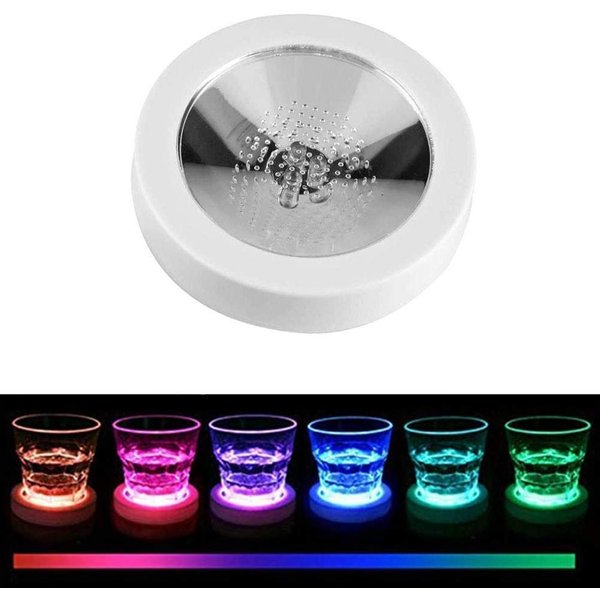 PodkłAdki LED Pod Napoje PodkłAdki Pod Kubki Ze śWiatłEm PodkłAdki Pod Napoje Na Bar Imprezę Klub White-image