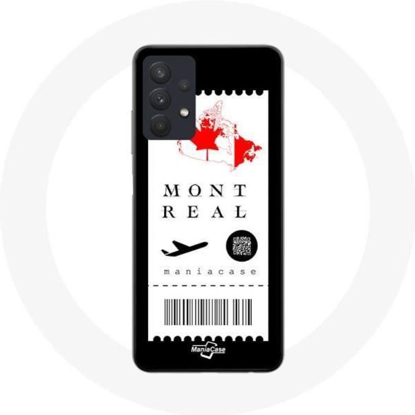Funda - Maniacase - Samsung Galaxy A32 4G - Billete De AvióN - Flexible - Blanco-image