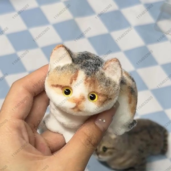 Uroczy Kotek Taba Squishy MięKki Kot Zabawka Fidget OdstresowująCa ŚMieszna Nowość Zabawka Dla Dzieci Prezent Antystresowe Zabawki Dla Dziewczynek ZłOty-image