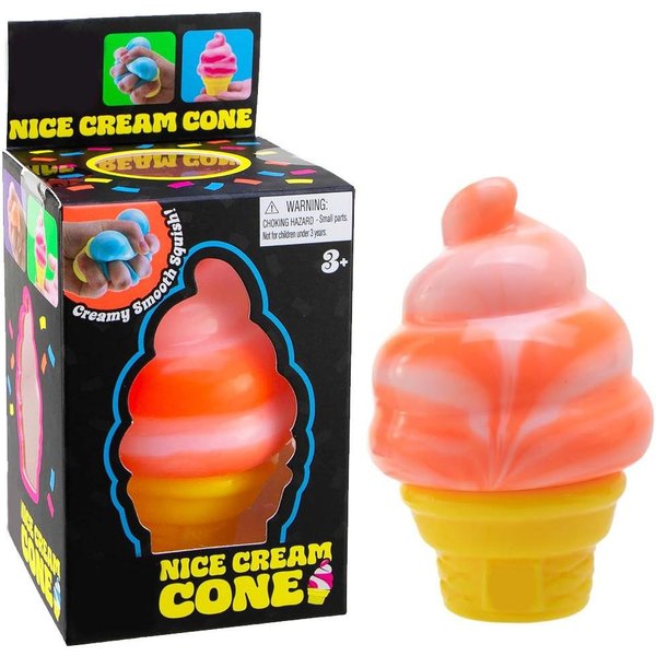 Nee-Doh Nice Cream Kolorowy StożEk Lodowy KształT LodóW Sensoryczny Relakser Stresu Fidget Tool Na LęK Koncentracja Dla DorosłYch Dzieci-image
