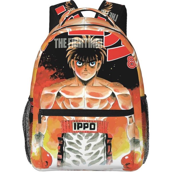 Mochila Escolar Para Estudiantes De Anime Hajime No Ippo Mochila Escolar Mochila De DíA Para Senderismo Viajes Para Hombres Mujeres Mochila De Libros De Moda Bolsos De Hombro One Size-image