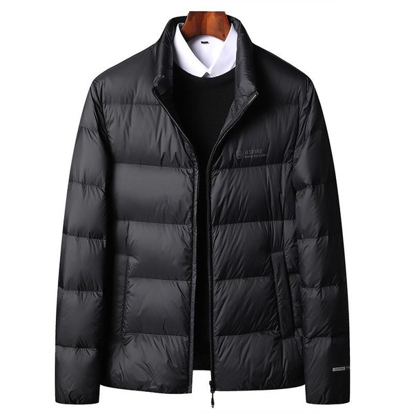 Nueva Chaqueta De Plumas Simple Y VersáTil De Invierno Para Hombre, Engrosada, Para Personas De Mediana Edad Y JóVenes 4XL-image