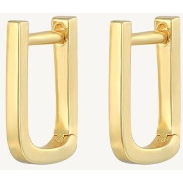 Canner U Pendientes De Superficie Lisa Para Mujer Plata De Ley 925 Pendientes De Tuerca Perforados Pendientes Plata Regalo De Boda JoyeríA-image